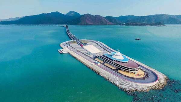 港珠澳大橋人工島1